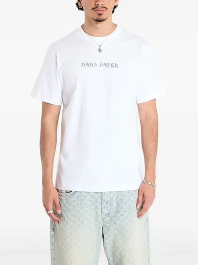 Daily Paper Shield Focus T-shirt In White
