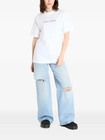 Daily Paper Shield Focus T-shirt In White