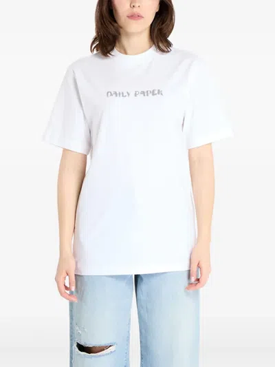 Daily Paper Shield Focus T-shirt In White