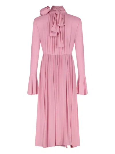 Magda Butrym Flower-detailed Flared Dress