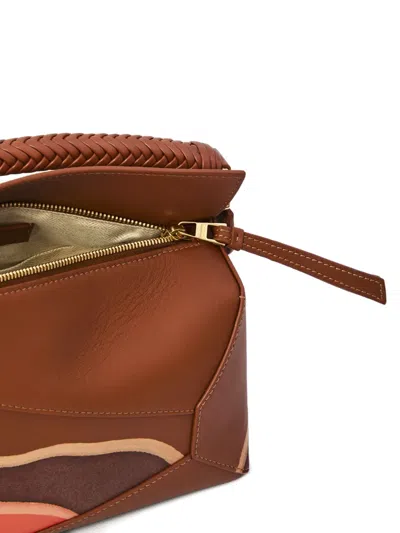 Loewe Small Puzzle Edge Calfskin Tote Bag