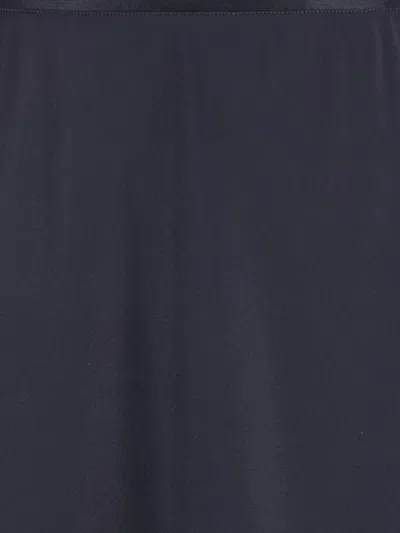 Max Mara Silk Skirt In Black
