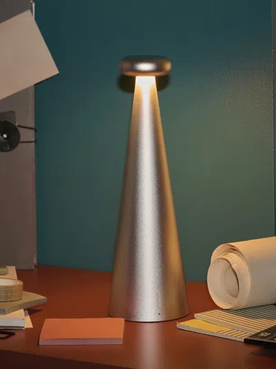 Alessi Bedin Table Lamp In Gray