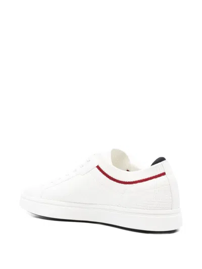 Geox Baltmoore Knitted-panel Lace-up Sneakers In Multi