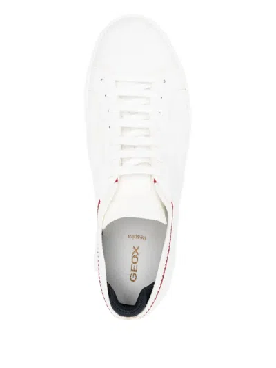 Geox Baltmoore Knitted-panel Lace-up Sneakers In Multi