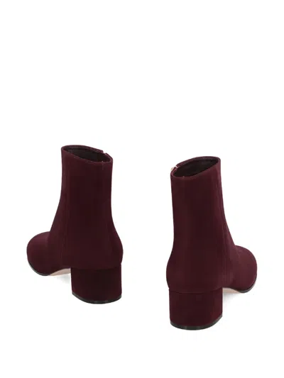 Gianvito Rossi 70mm Joelle Suede Block-heel Ankle Boots