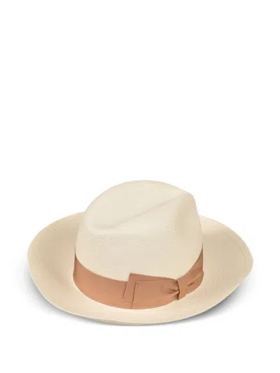 Borsalino Amedeo Panama Hat In Neutral