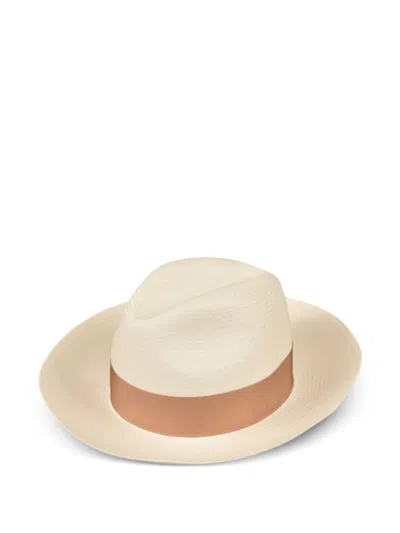 Borsalino Amedeo Panama Hat In Neutral