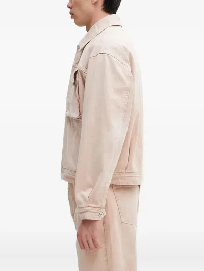 Filling Pieces Rose Dawn Flap-pocket Shirt Jacket In Pink