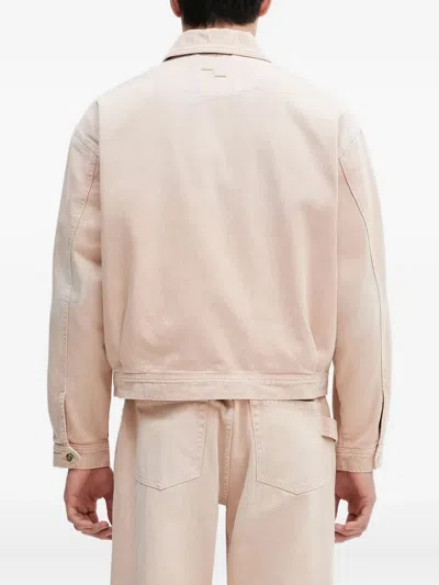 Filling Pieces Rose Dawn Flap-pocket Shirt Jacket In Pink