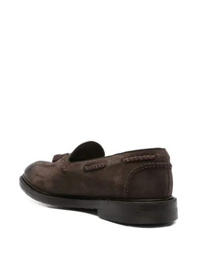 Cenere Tassel Loafers In Animal Print