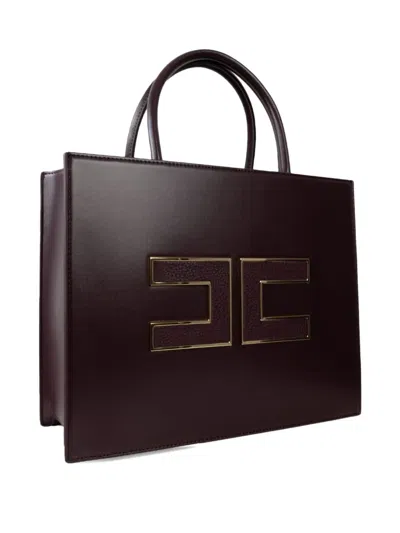 Elisabetta Franchi Logo-plaque Tote Bag
