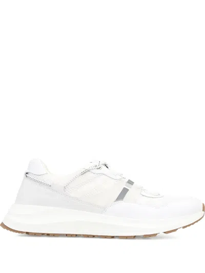 Canada Goose Cascade Leather Mesh Panel Sneakers In White