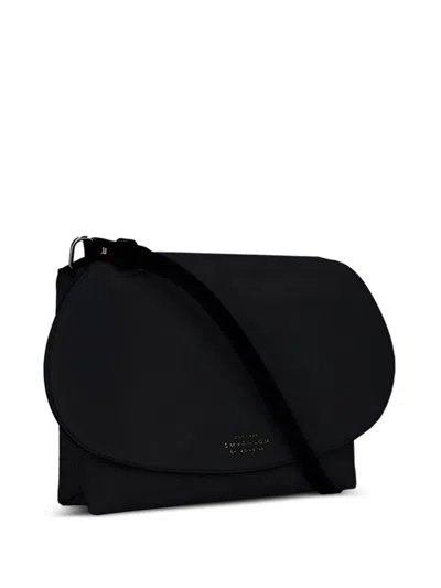 Smythson Pillow Embossed-logo Flap Crossbody Bag