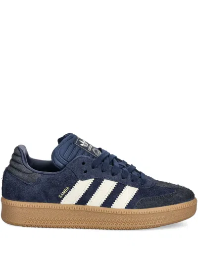 Adidas Originals Samba Xlg Three-stripe Suede Sneakers