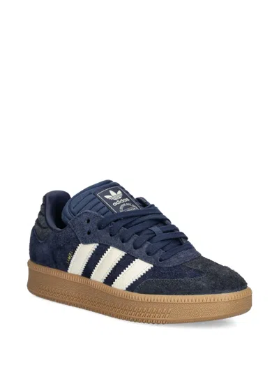 Adidas Originals Samba Xlg Three-stripe Suede Sneakers