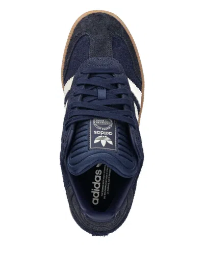 Adidas Originals Samba Xlg Three-stripe Suede Sneakers