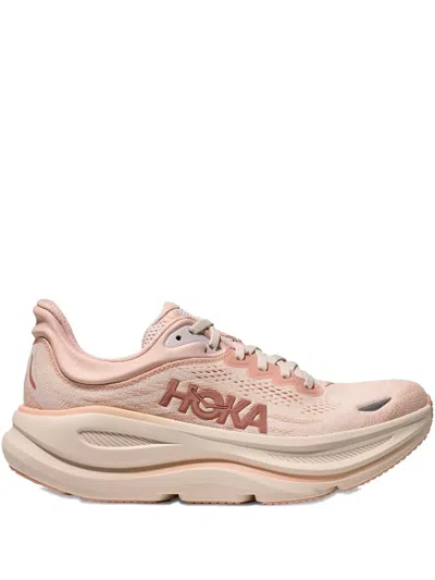 Hoka One One Bondi 9 Lowtop Sneakers In Pink