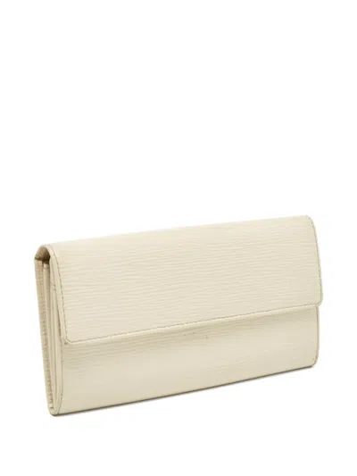 Pre-owned Louis Vuitton Sarah Wallet In Neutral