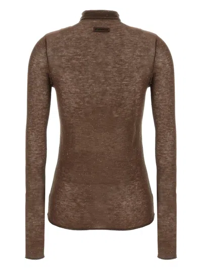 Pinko Sweater In Brown