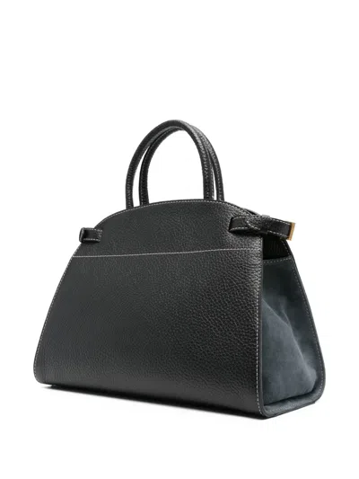 Gianni Chiarini Farah Grained-leather Top-handle Tote Bag