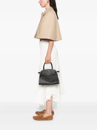 Gianni Chiarini Farah Grained-leather Tote Bag