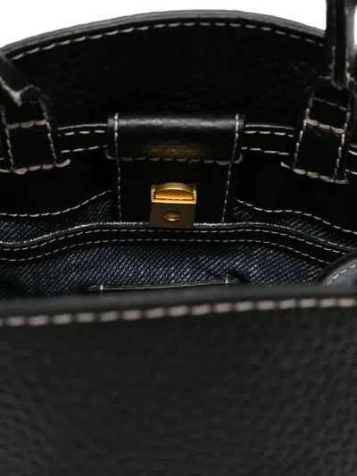 Gianni Chiarini Farah Grained-leather Tote Bag