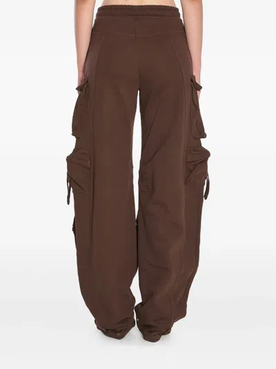 Attico Cargo Fern Pants In Brown
