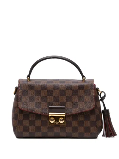 Pre-owned Louis Vuitton 2020 Damier Ebene Croisette Satchel
