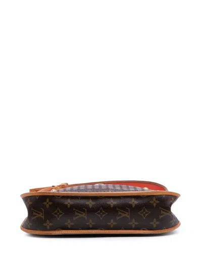 Pre-owned Louis Vuitton 2008 Monogram Musette Perforated Crossbody Bag In Brown