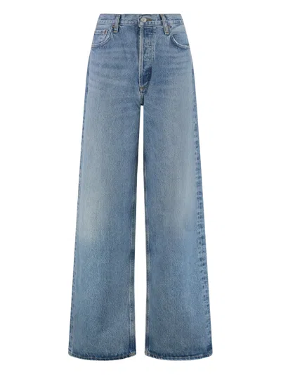 Agolde Low Slung Puddle Straight Leg Jeans
