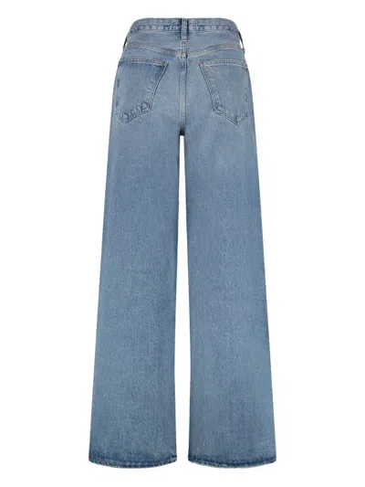 Agolde Low Slung Puddle Straight Leg Jeans