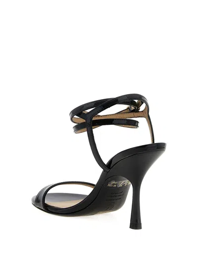 Stuart Weitzman 100mm Nudist Wrap-ankle Sandals