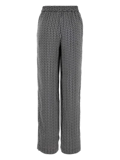 Michael Michael Kors Michael By Michael Kors Printed Satin Pant In Gray