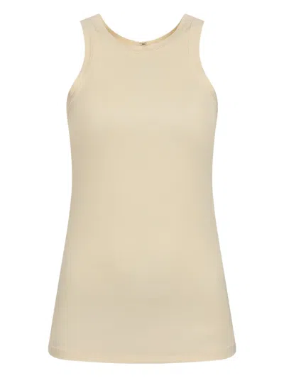 Totême Zip-back Tank Top In Neutral