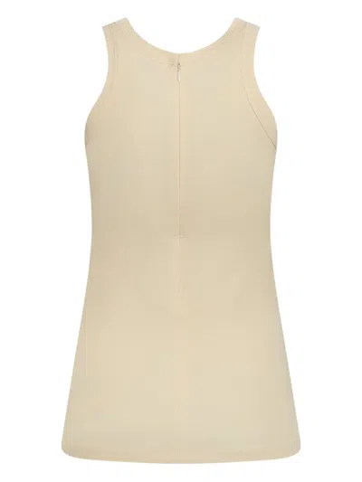 Totême Zip-back Tank Top In Neutral