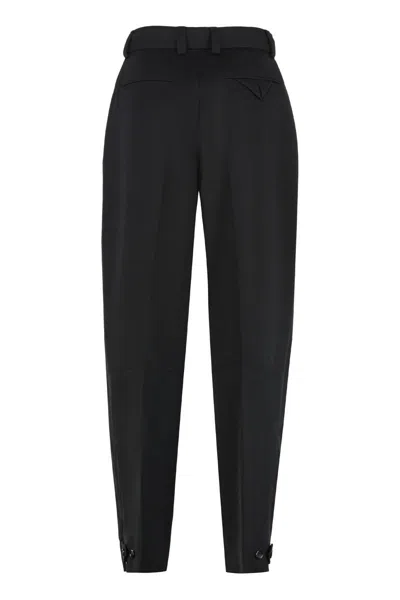 Bottega Veneta Tailored Trousers With Belt And Zip Detail