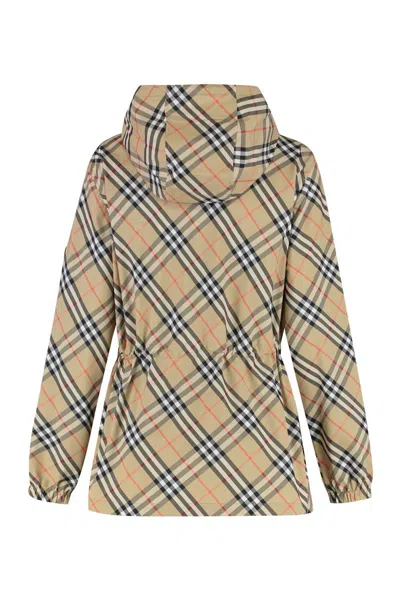 Burberry Technical Fabric Hooded Jacket
