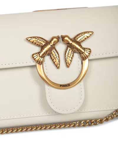 Pinko Classic Love One Simply Bag In White