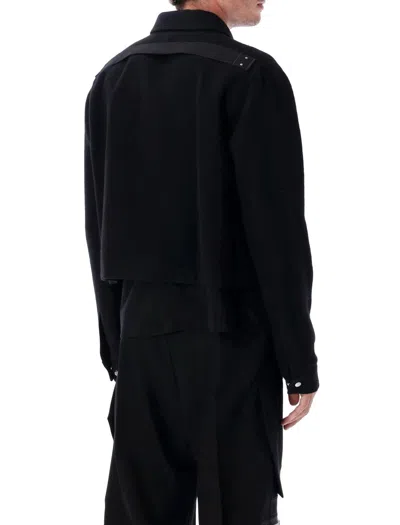 Rick Owens Collared Front Pockets Long Sleeves Jacket