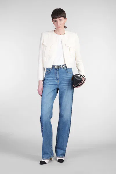 Iro Gotz2 Jeans In Blue Cotton In Blue