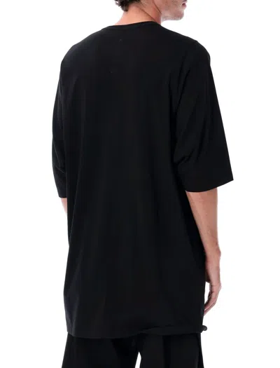 Rick Owens Oversized Short Sleeve T-shirt In Black