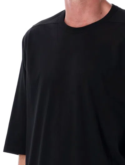 Rick Owens Oversized Short Sleeve T-shirt In Black