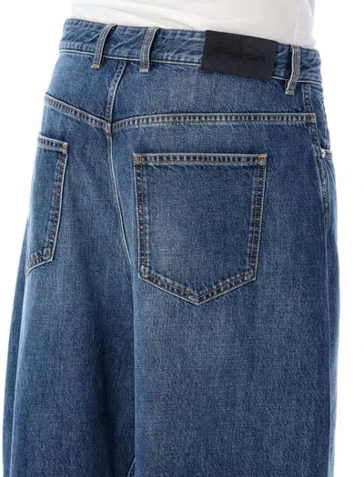 Givenchy Denim Trousers With Belt Loops And Contrast Stitching