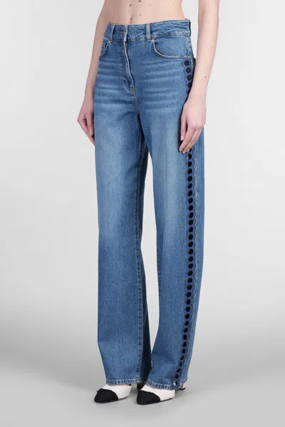 Iro Gotz2 Jeans In Blue Cotton In Blue