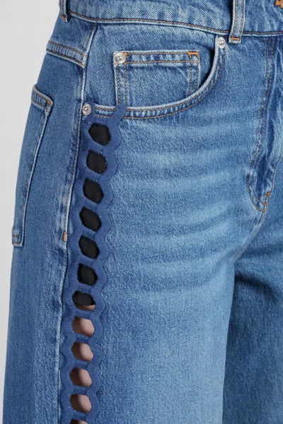 Iro Gotz2 Jeans In Blue Cotton In Blue