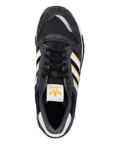 Adidas Originals Mens Carbon White Zx600 Suede And Mesh Low-top Trainers In Gray