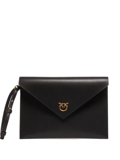 Pinko Love Birds Flap Clutch Bag