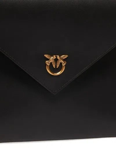 Pinko Love Birds Flap Clutch Bag
