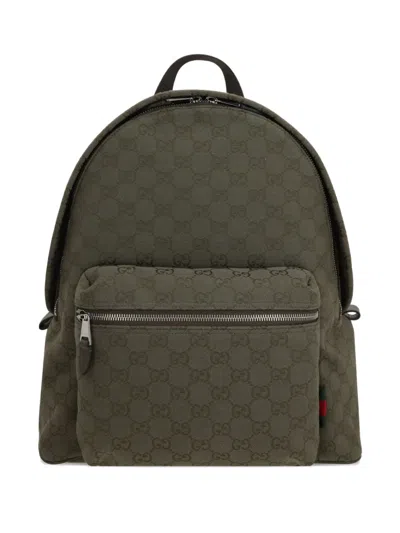 Gucci Medium Gg Canvas Backpack